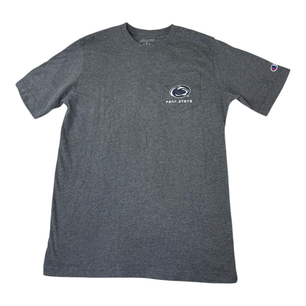 Men’s Charcoal Gray & Navy Penn State University Short Sleeve Tee Size Medium